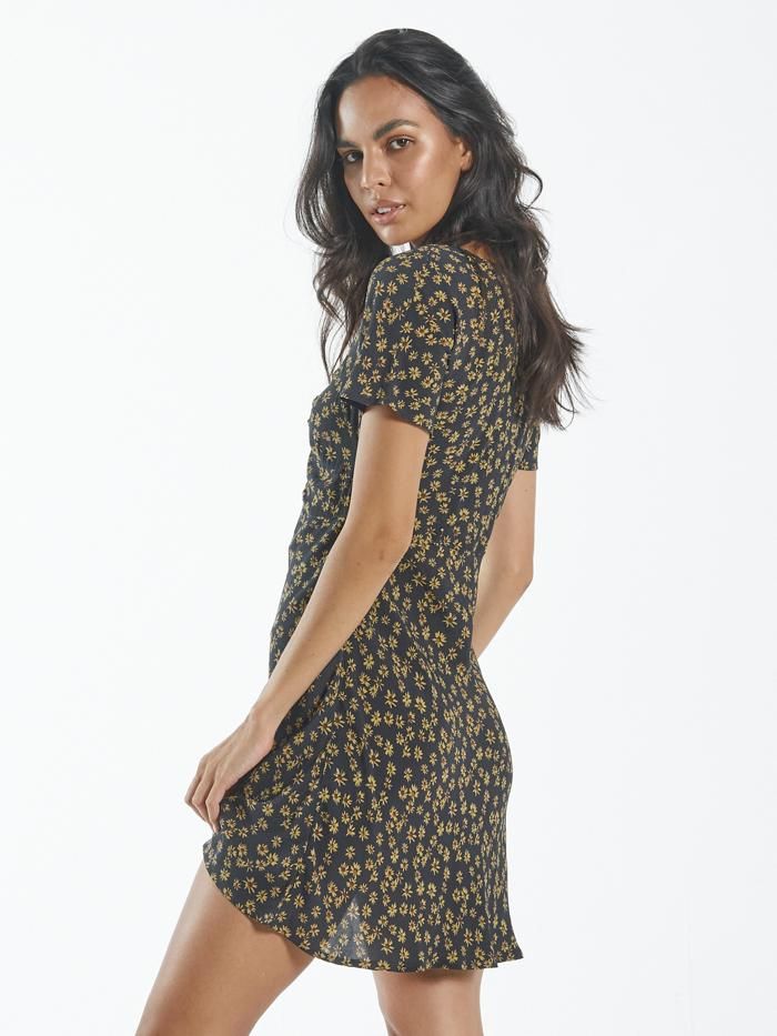 Daisy Bloom Dress - Black sold by Thrills product image thumbnail 4