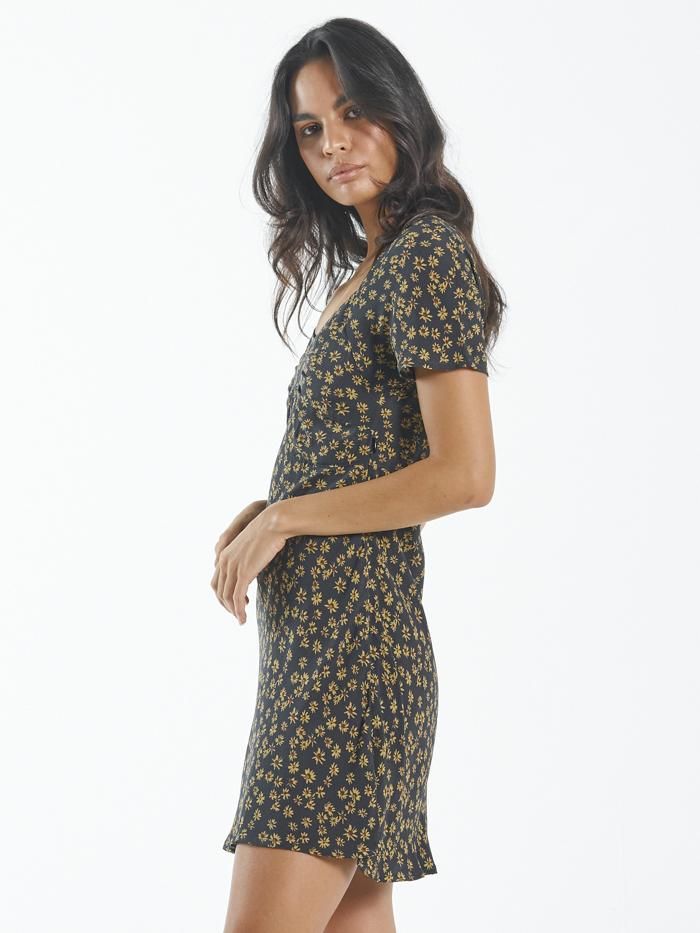 Daisy Bloom Dress - Black sold by Thrills product image thumbnail 3