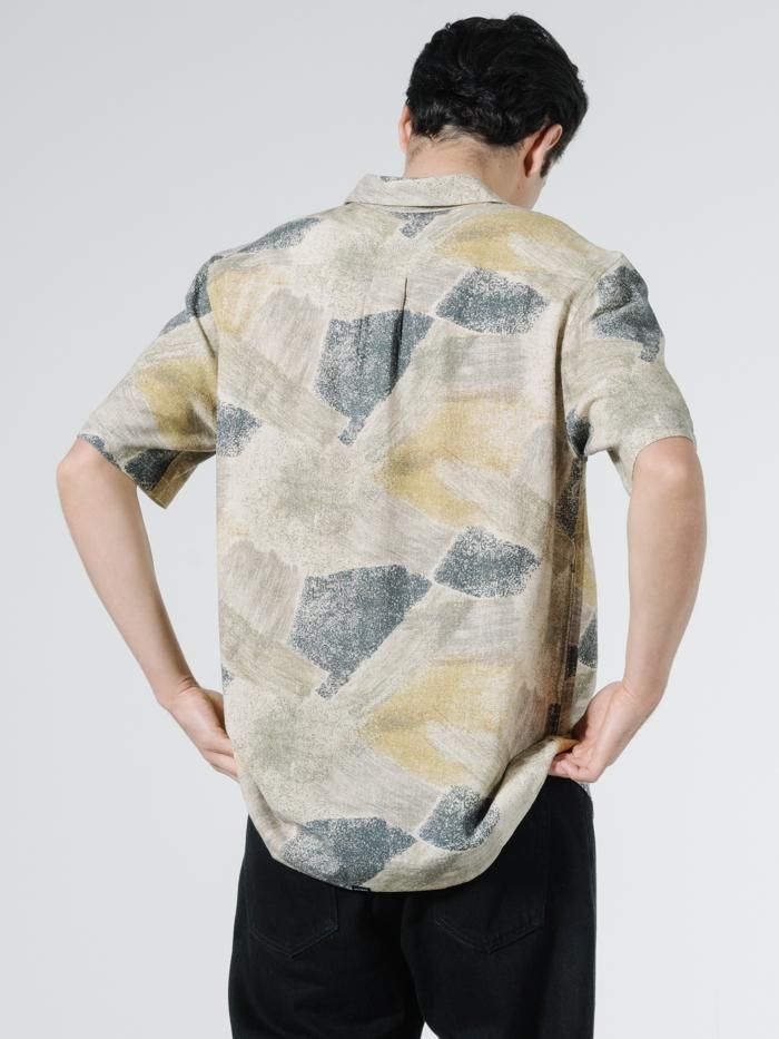 Brushed Paradise Short Sleeve Shirt - Tan sold by Thrills product image thumbnail 2