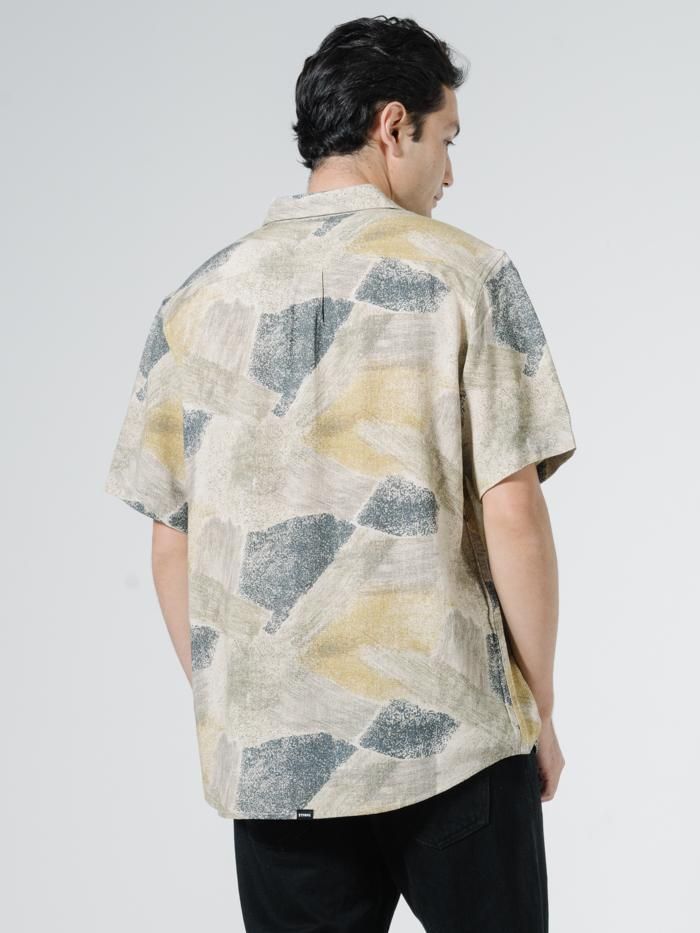 Brushed Paradise Short Sleeve Shirt - Tan sold by Thrills product image thumbnail 4
