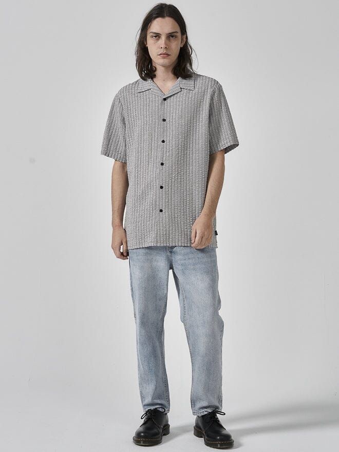 Paradise Code Bowling Shirt - Dirty White sold by Thrills