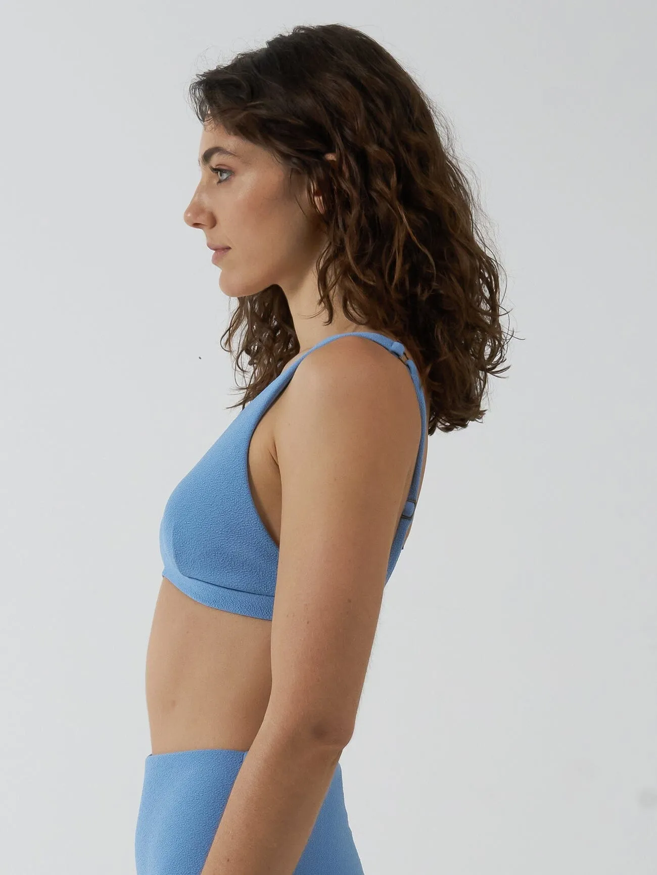 Adira Tall Triangle Bikini Top - Postal Blue sold by Thrills product image thumbnail 4