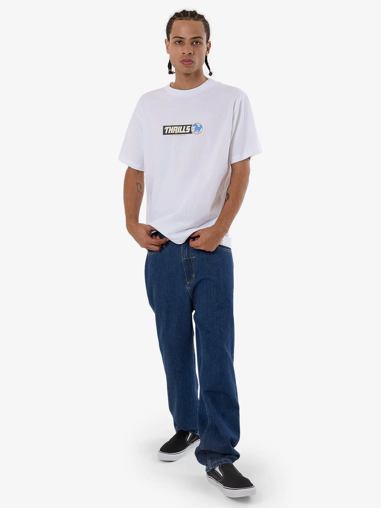 Especial Merch Fit Tee - White sold by Thrills product image thumbnail 5