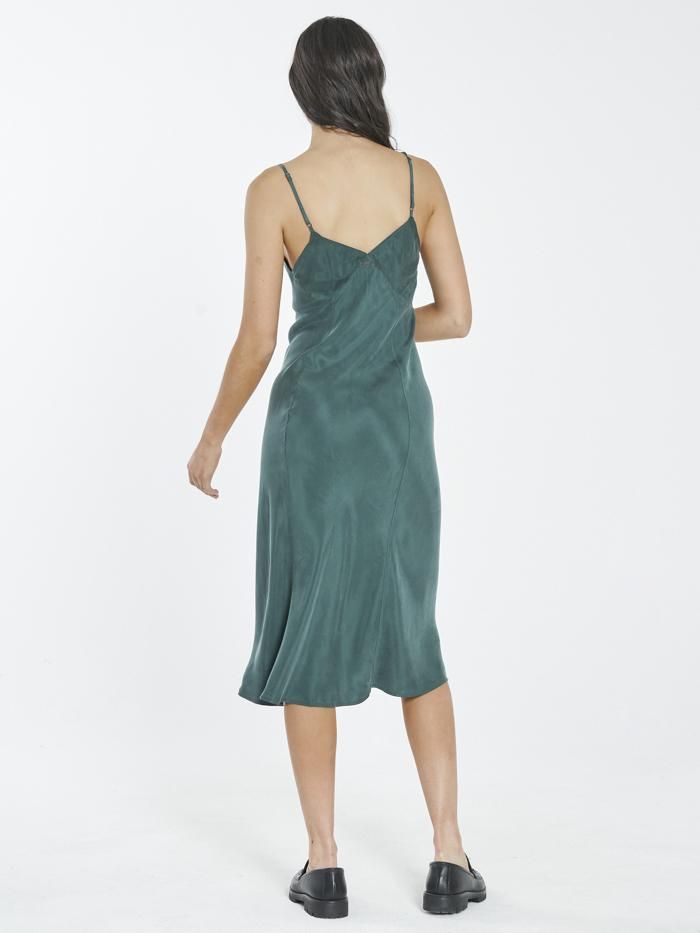 Chateau Slip Dress - Vintage Teal sold by Thrills product image thumbnail 3
