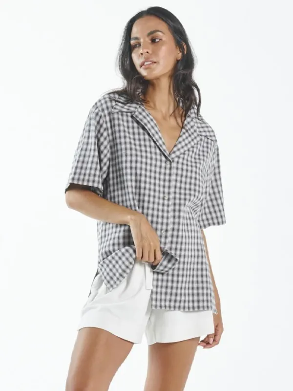 Capital Bowling Shirt - Faded Grey made by Thrills