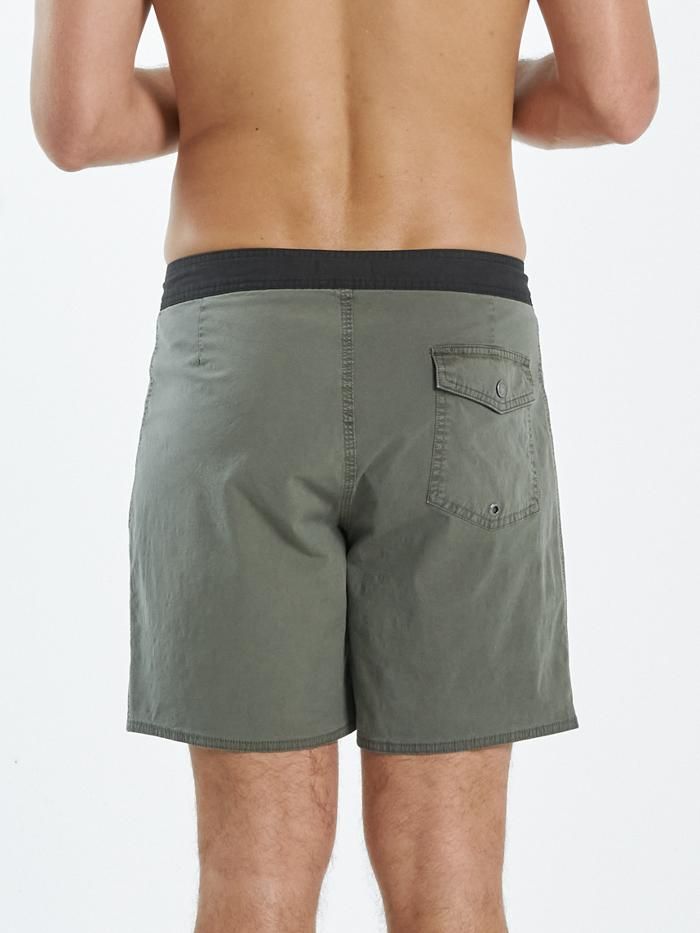 Provisions Boardshort - Army Green sold by Thrills product image thumbnail 2
