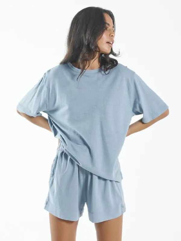 Hemp Box Tee - Steel Blue sold by Thrills