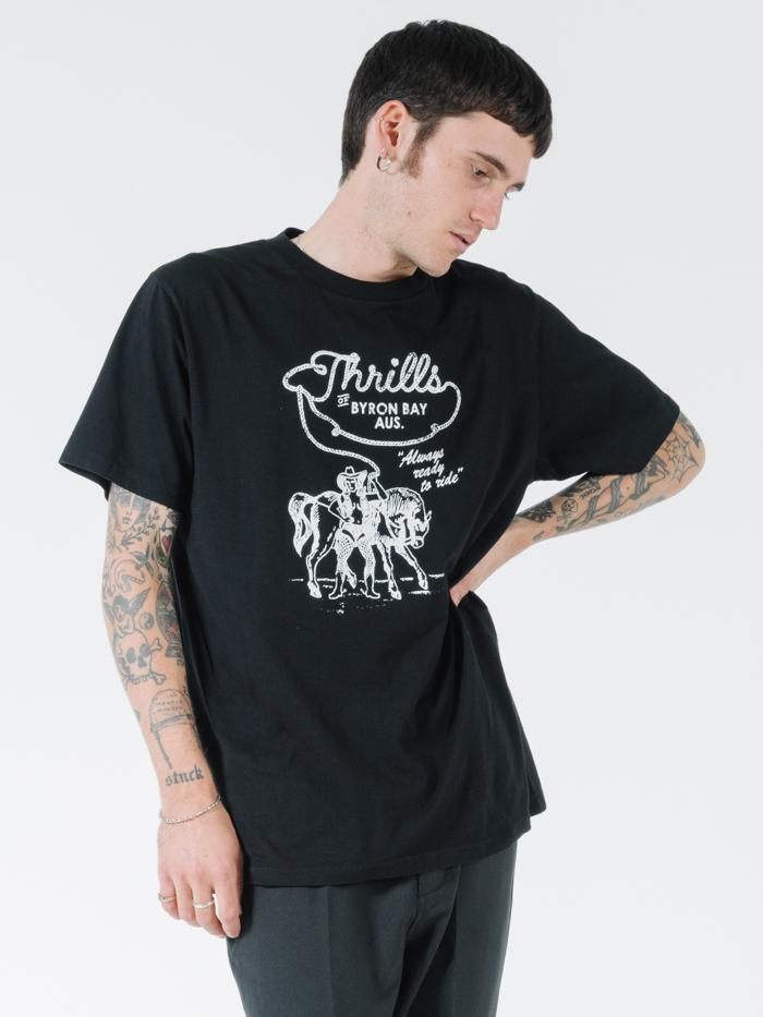 Ride On Merch Fit Tee - Black sold by Thrills