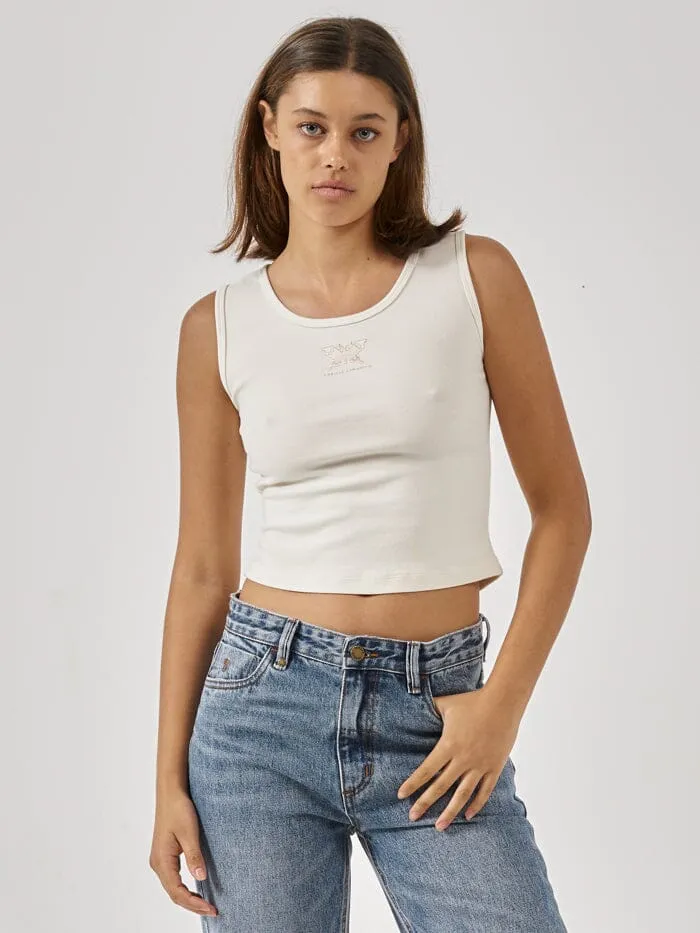 Vision of You Y2k Tank - Heritage White sold by Thrills