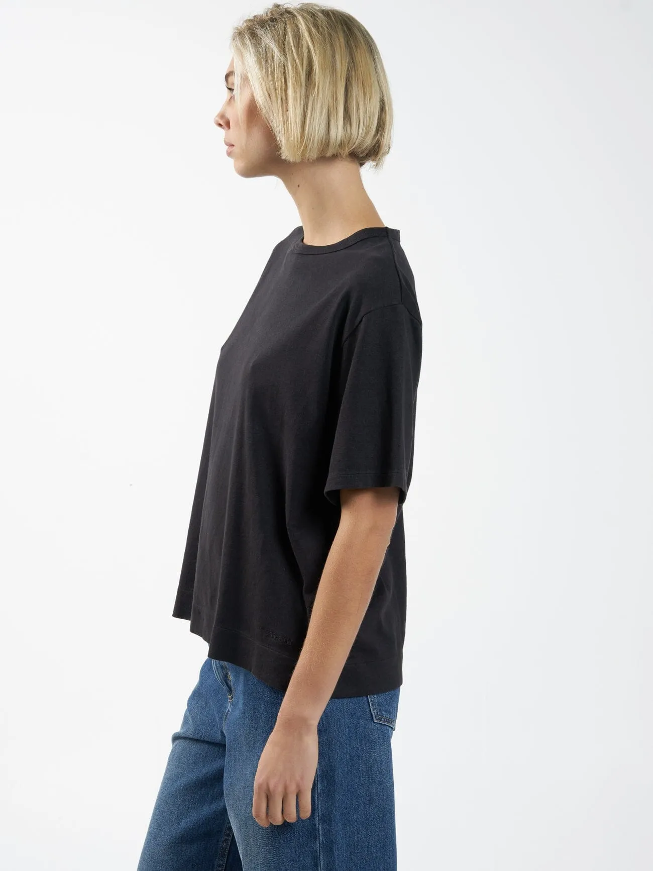 Hemp Box Tee - Black sold by Thrills product image thumbnail 3