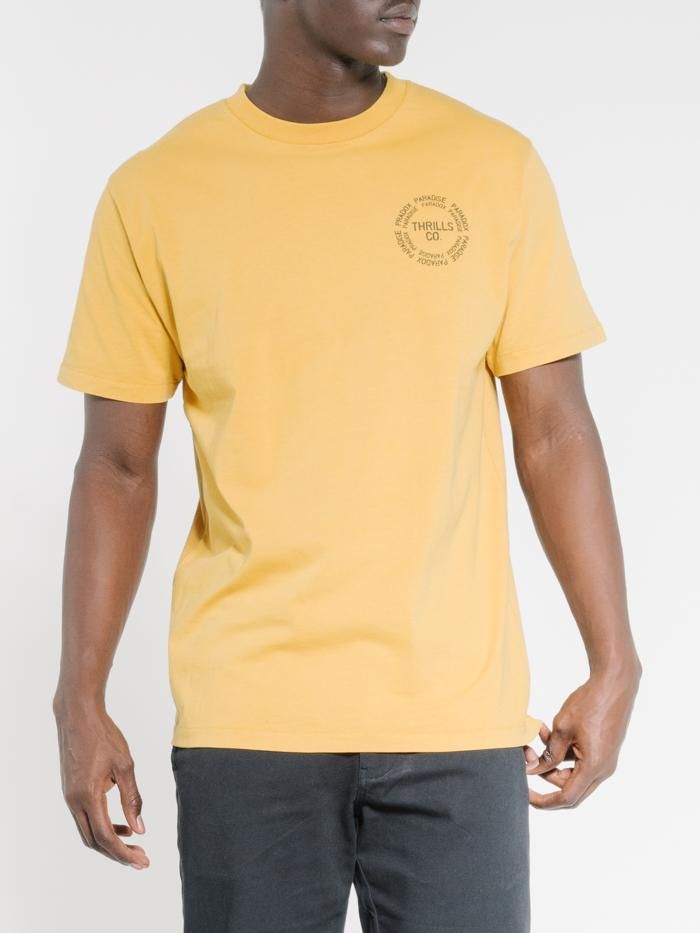 Paradise Paradox Merch Fit Tee - Mineral Yellow sold by Thrills product image thumbnail 3