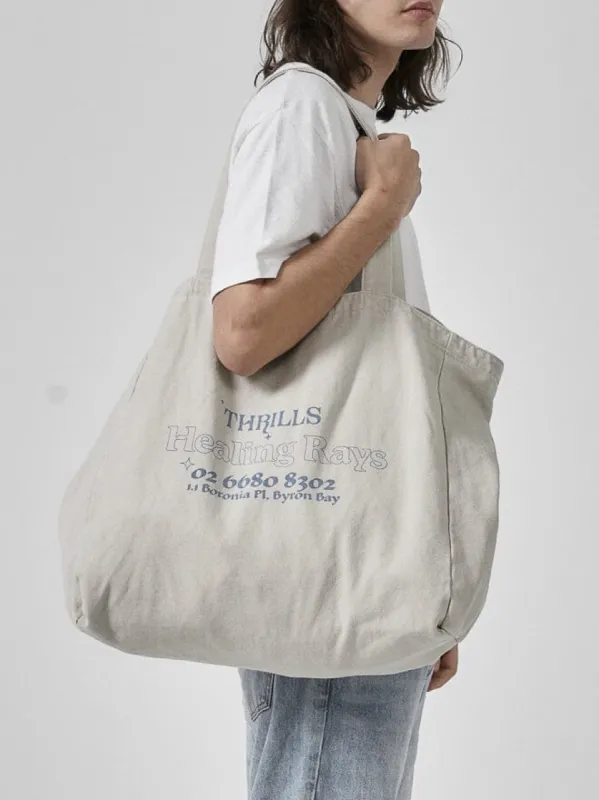 Healing Rays Tote Bag - Pavement sold by Thrills