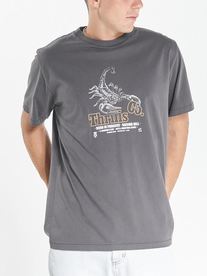 Raising Hell Merch Fit Tee - Vintage Black sold by Thrills product image thumbnail 3