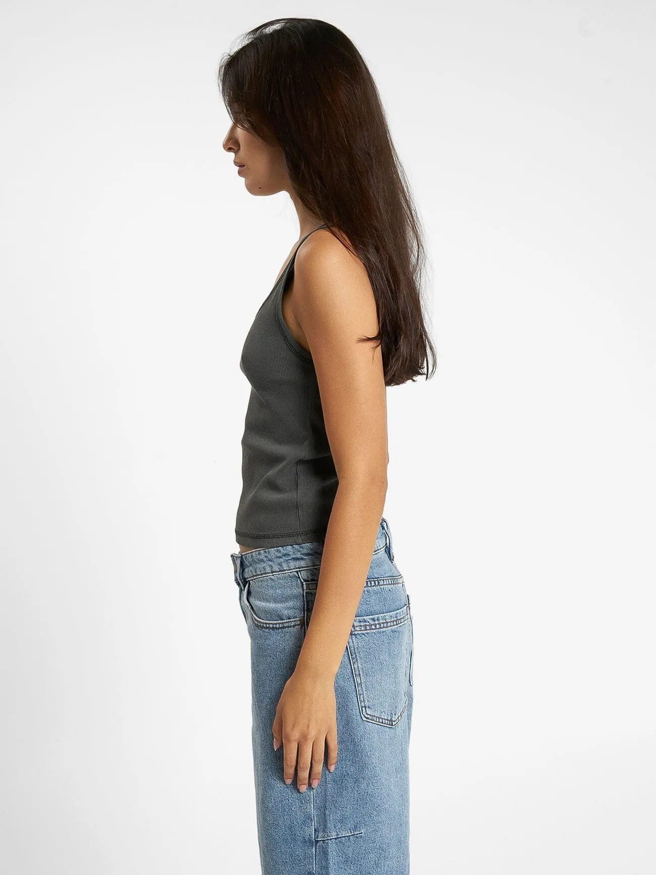 Sessions Rib Singlet - Merch Black sold by Thrills product image thumbnail 3