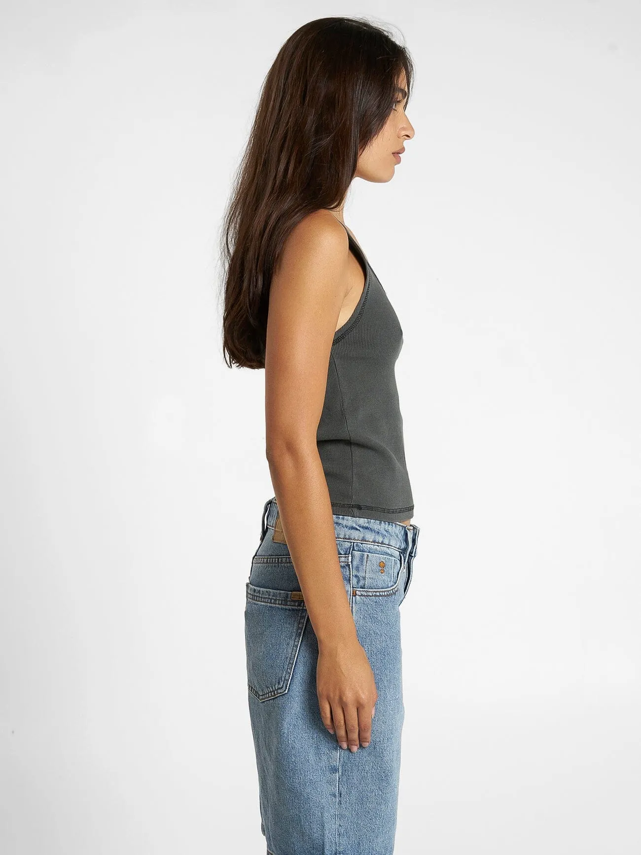 Sessions Rib Singlet - Merch Black sold by Thrills product image thumbnail 4