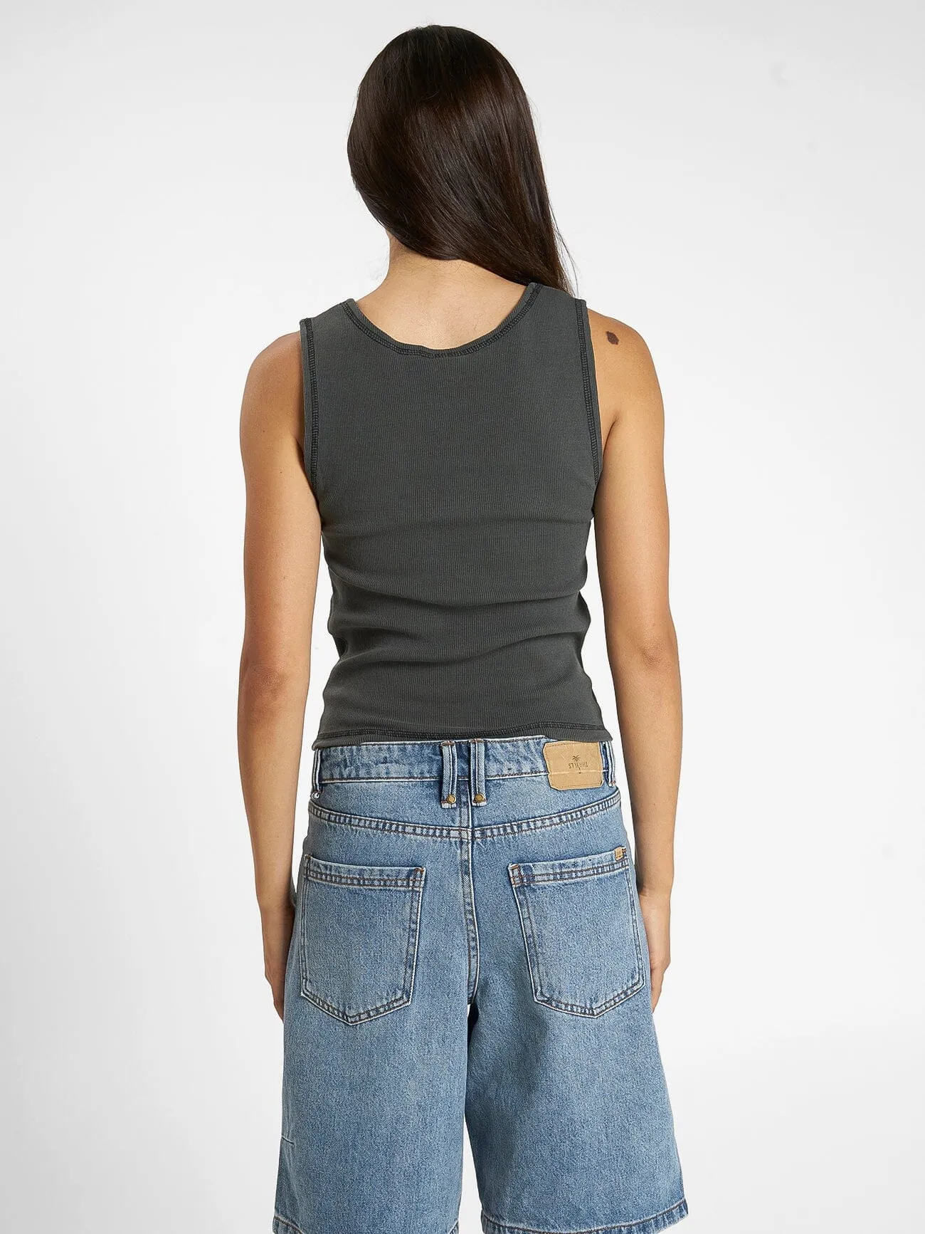 Sessions Rib Singlet - Merch Black sold by Thrills product image thumbnail 2