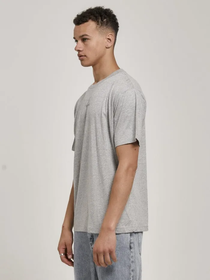 Minimal Thrills Merch Fit Tee - Grey Marle sold by Thrills product image thumbnail 4
