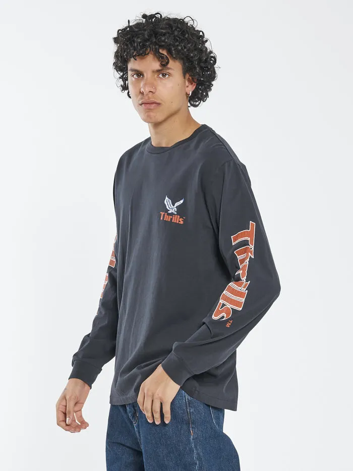 Not Forgotten Merch Fit Long Sleeve Tee - Twilight Black sold by Thrills product image thumbnail 3