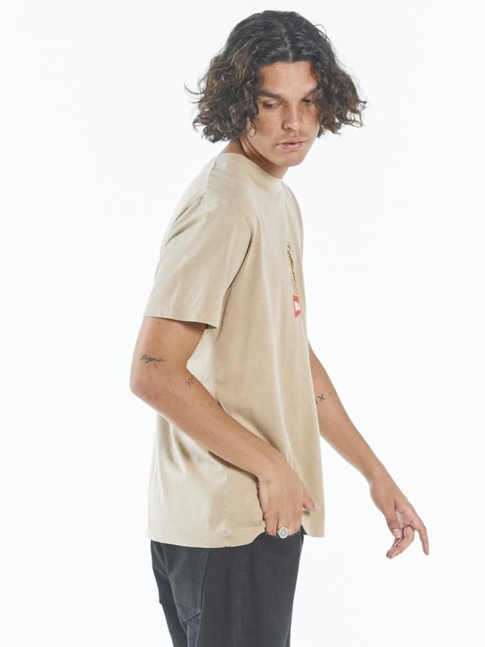 King Habits Merch Fit Tee - Washed Tan sold by Thrills product image thumbnail 2