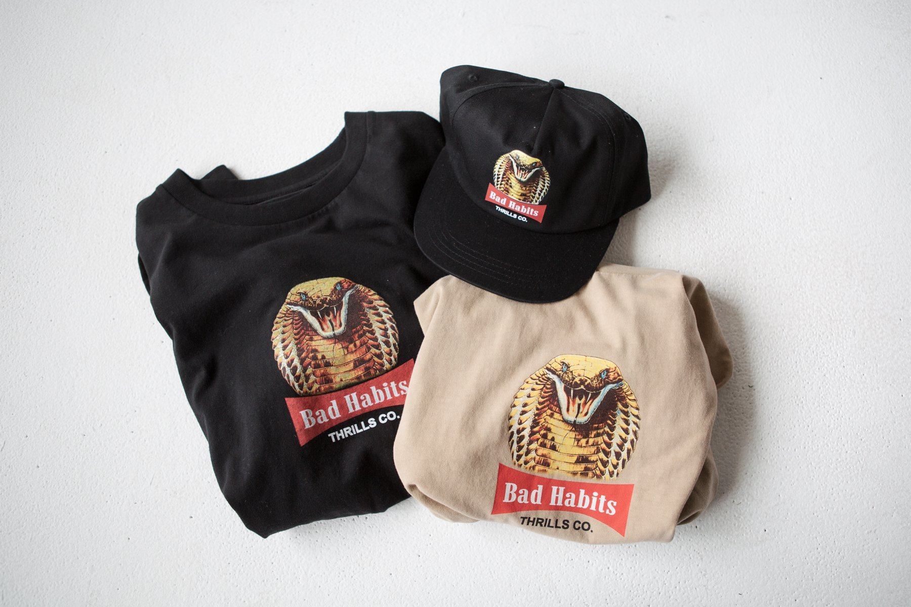 King Habits Merch Fit Tee - Washed Tan sold by Thrills product image thumbnail 3