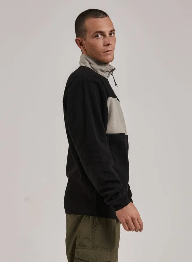 Going The Distance Zip Polar Fleece Jacket - Black sold by Thrills product image thumbnail 4