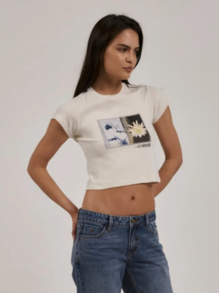A And H Mini Tee - Heritage White sold by Thrills product image thumbnail 3