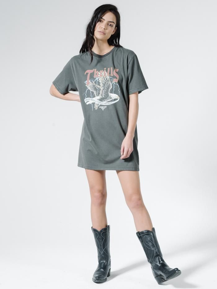 Storm The Castle Merch Fit Tee Dress - Merch Black sold by Thrills