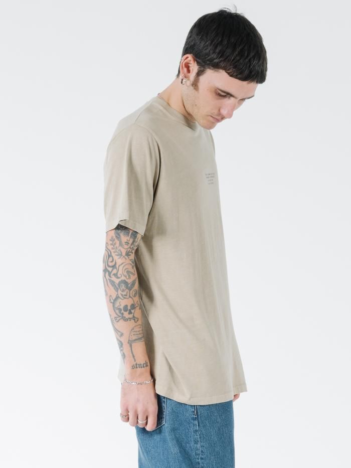 Established Merch Fit Tee - Vintage Khaki sold by Thrills product image thumbnail 3