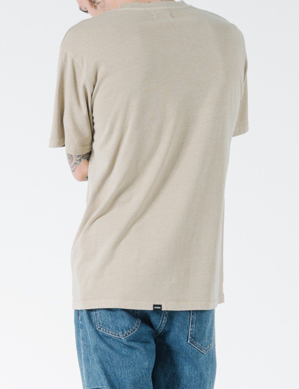 Established Merch Fit Tee - Vintage Khaki sold by Thrills product image thumbnail 4