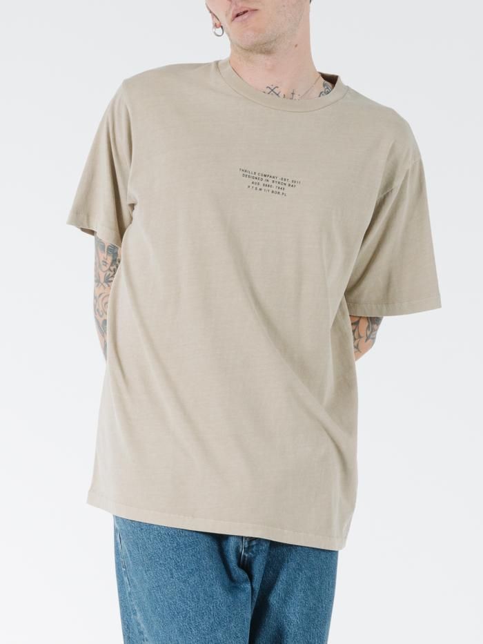 Established Merch Fit Tee - Vintage Khaki sold by Thrills