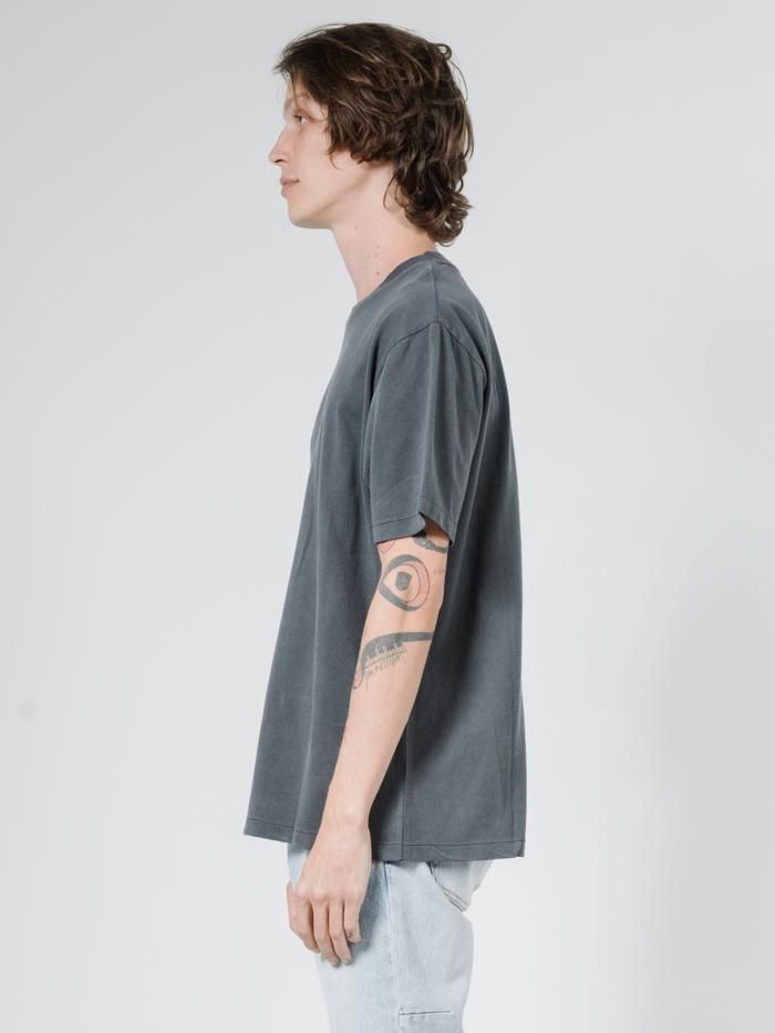 Tonal Palmed Thrills Merch Fit Tee - Merch Black sold by Thrills product image thumbnail 3