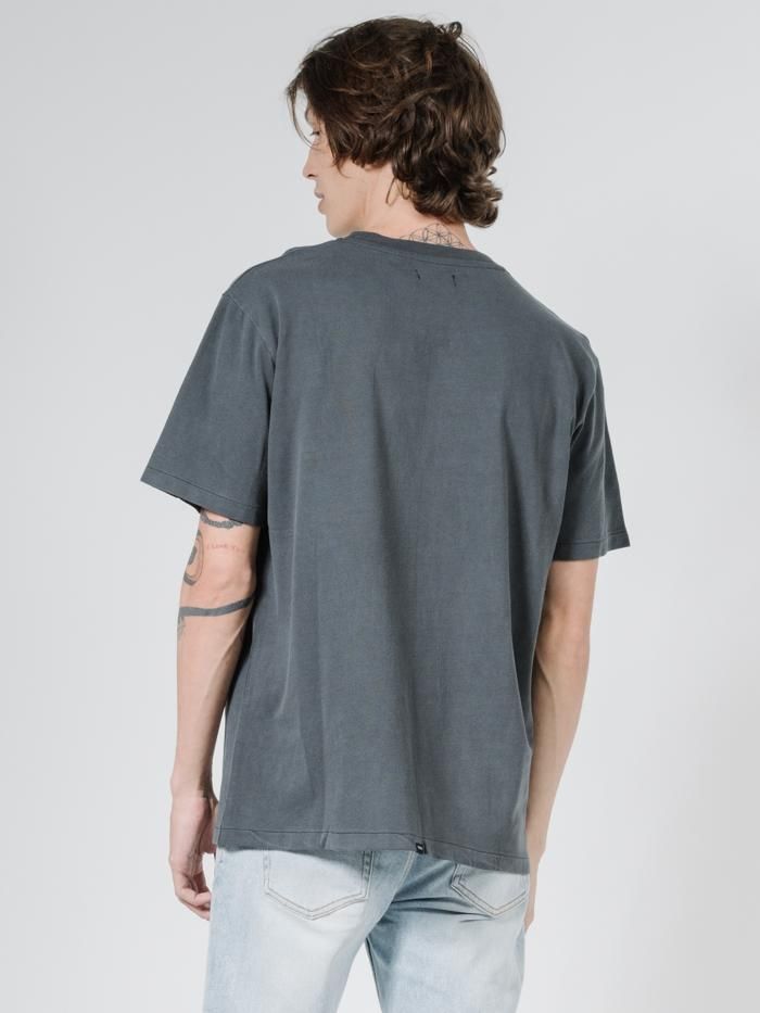 Tonal Palmed Thrills Merch Fit Tee - Merch Black sold by Thrills product image thumbnail 4