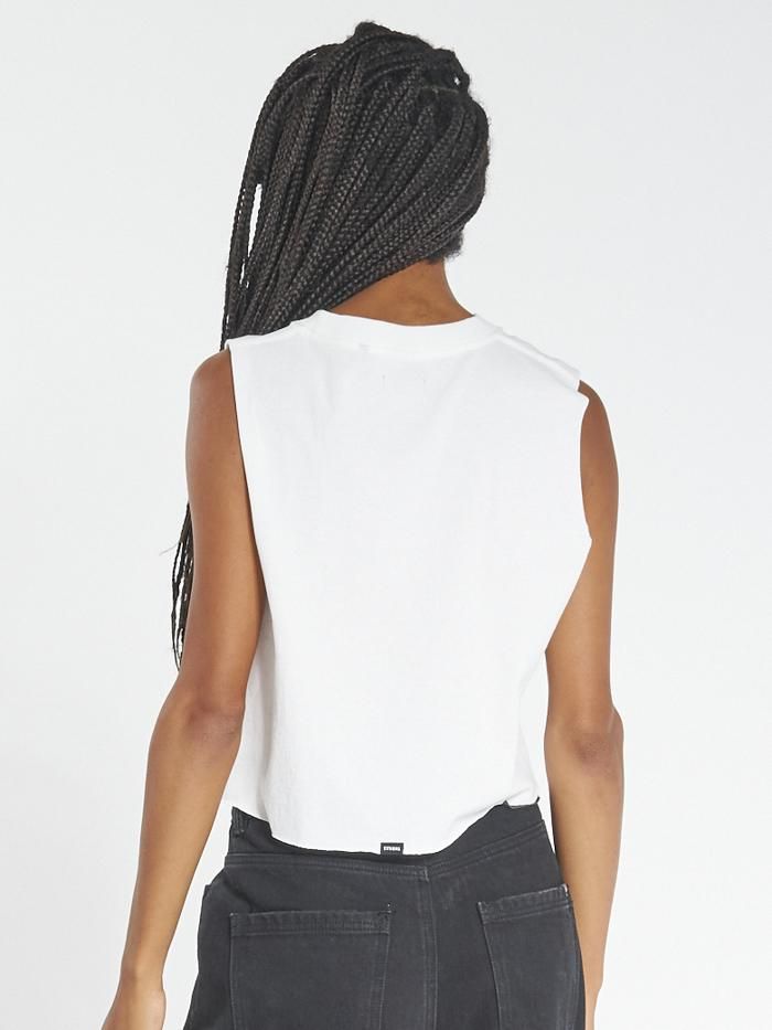 Speed Wreath Crop Muscle - Dirty White sold by Thrills product image thumbnail 2