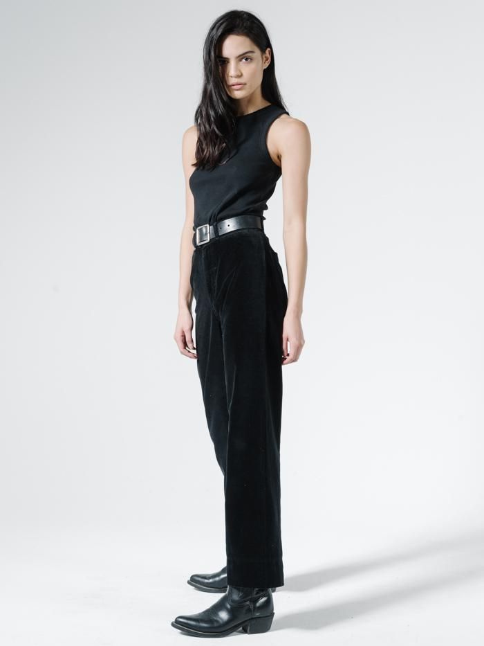 Bonnie Velvet Pant - Black sold by Thrills product image thumbnail 4