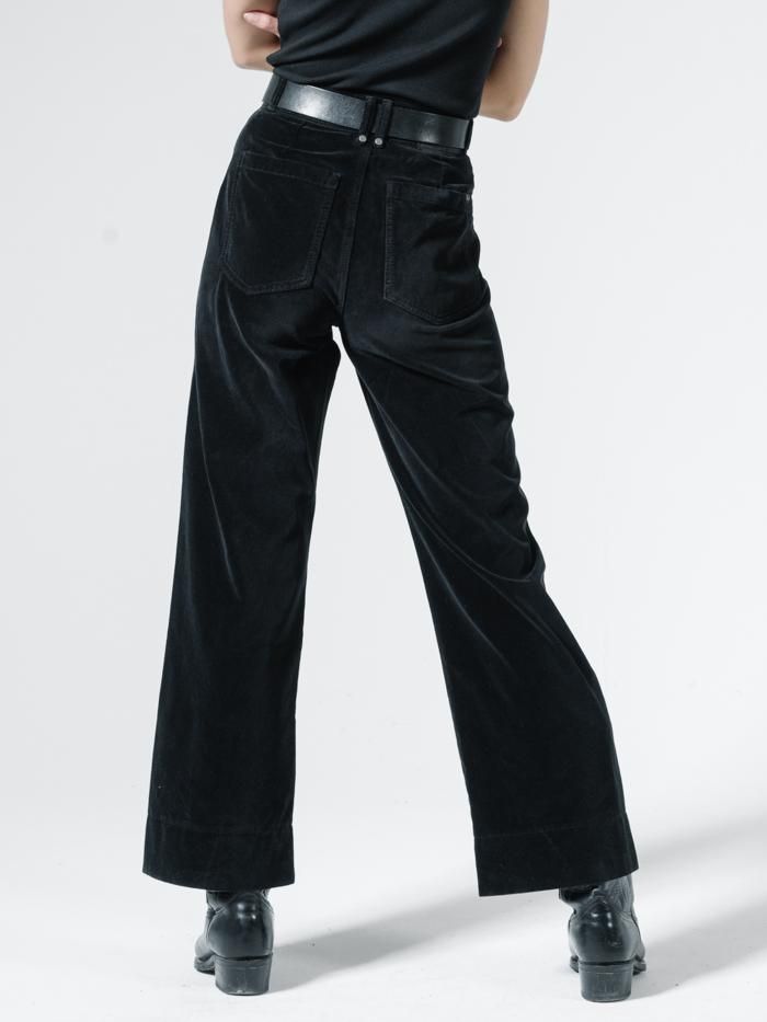 Bonnie Velvet Pant - Black sold by Thrills product image thumbnail 2