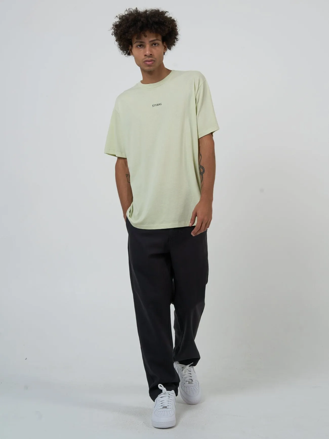 Minimal Thrills Merch Fit Tee - Pistachio sold by Thrills product image thumbnail 5