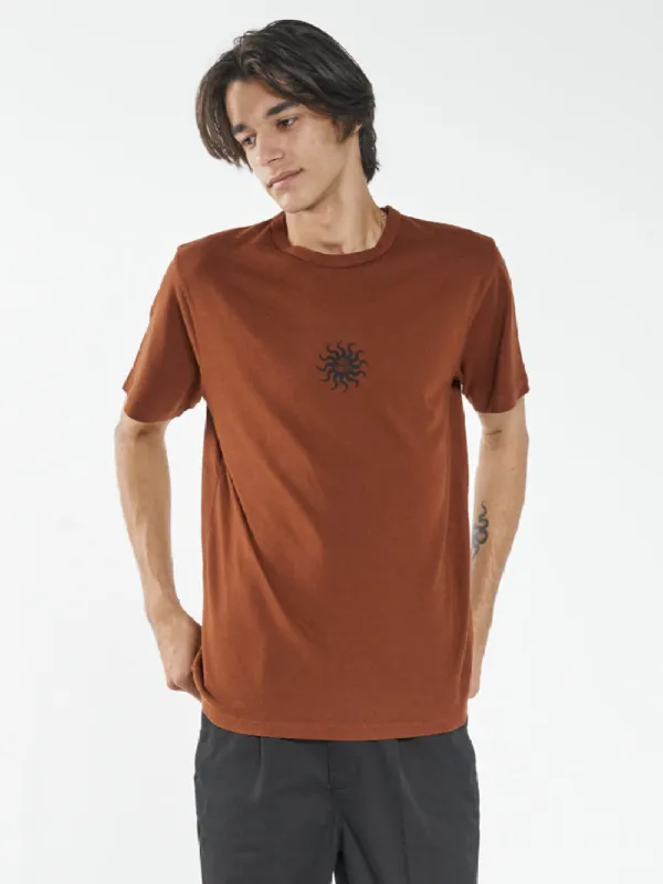 Hemp Solstice Merch Fit Tee - Caramel sold by Thrills