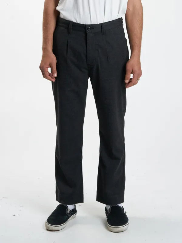 Jacob Plaid Pant - Black sold by Thrills