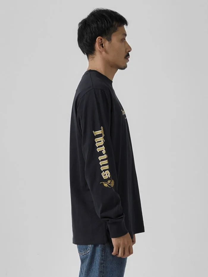 Between Two Thorns Merch Fit Long Sleeve Tee - Dark Navy sold by Thrills product image thumbnail 4