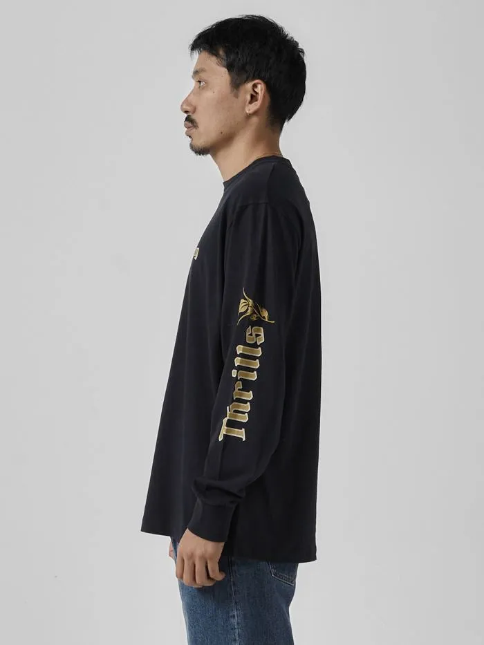 Between Two Thorns Merch Fit Long Sleeve Tee - Dark Navy sold by Thrills product image thumbnail 3