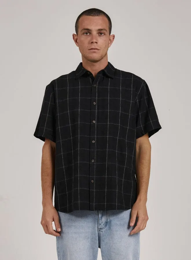 Below Your Mind Short Sleeve Shirt - Black sold by Thrills