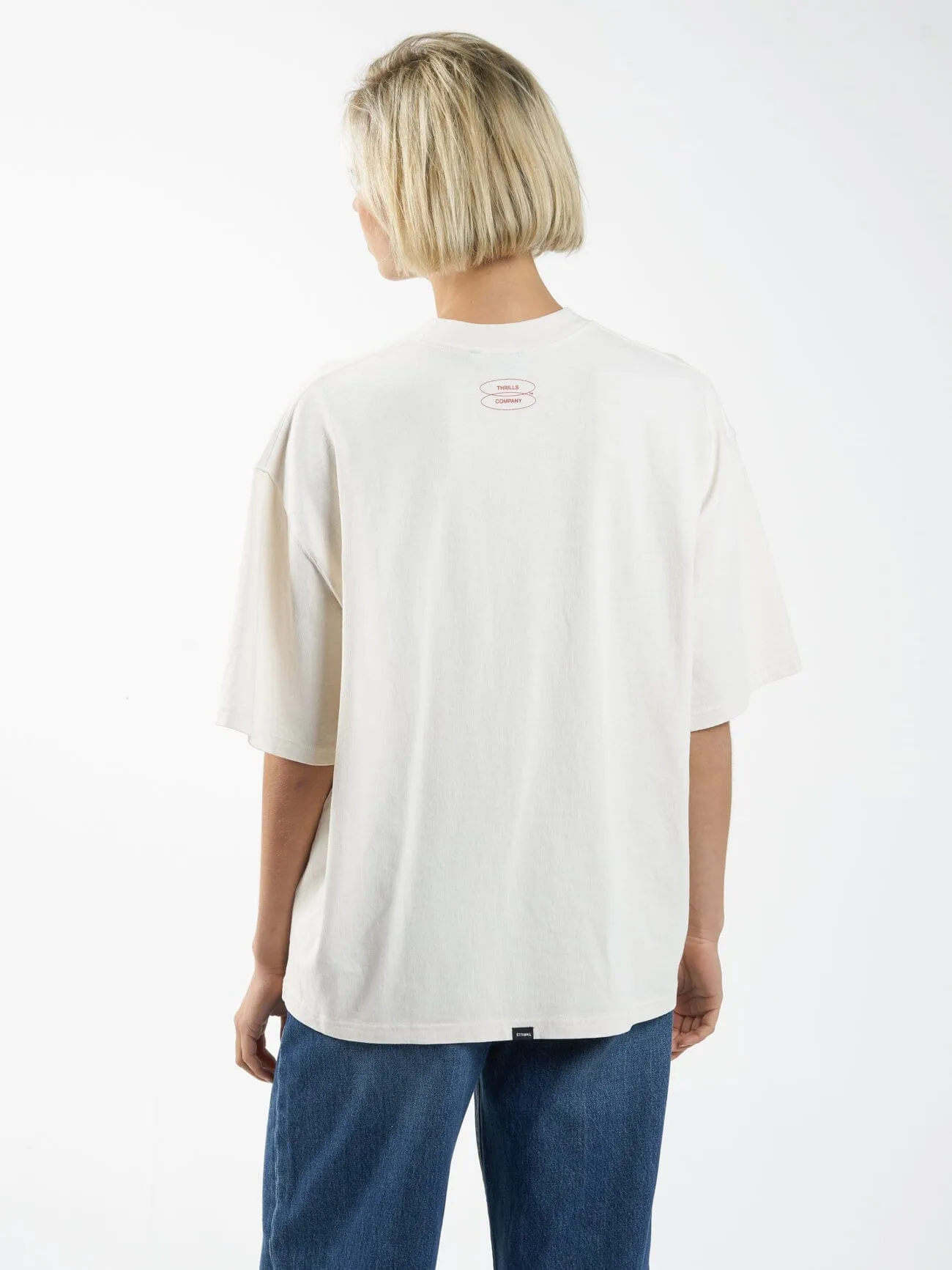 Healing Delusions Oversized Tee - Heritage White sold by Thrills product image thumbnail 2