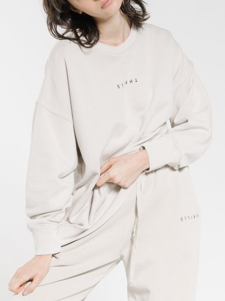 Minimal Thrills Slouch Crew - Cement sold by Thrills