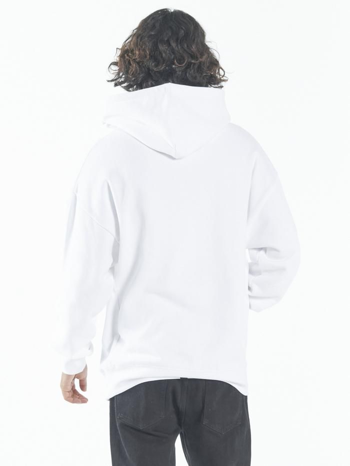 Better Days Slouch Pull On Hood - White sold by Thrills product image thumbnail 2