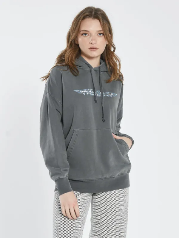 Turbulent Fleece Hood - Merch Black sold by Thrills