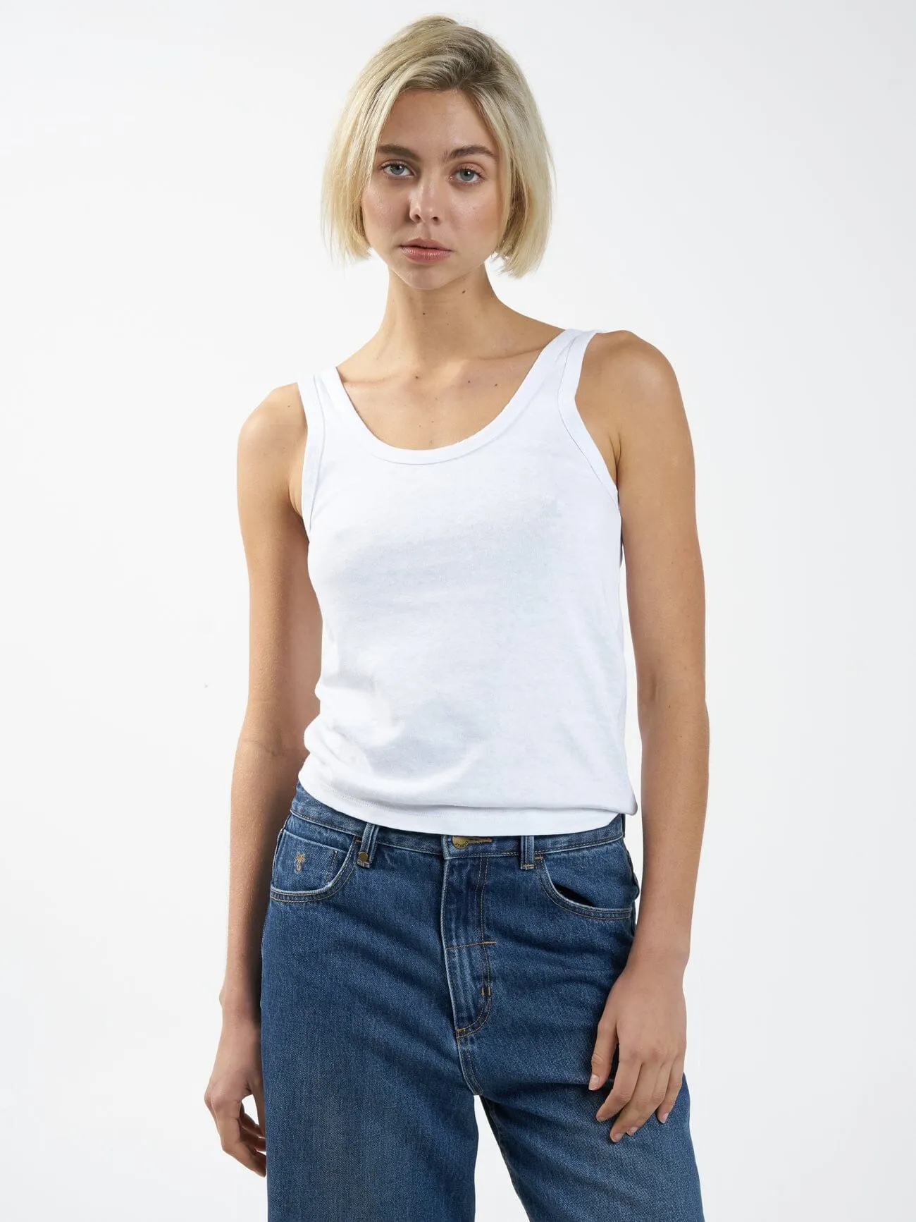 Hemp Classic Tank - White sold by Thrills