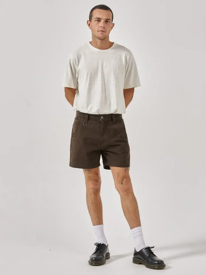 Thrills Union Mandude Work Chino Short - Tarmac sold by Thrills product image thumbnail 2