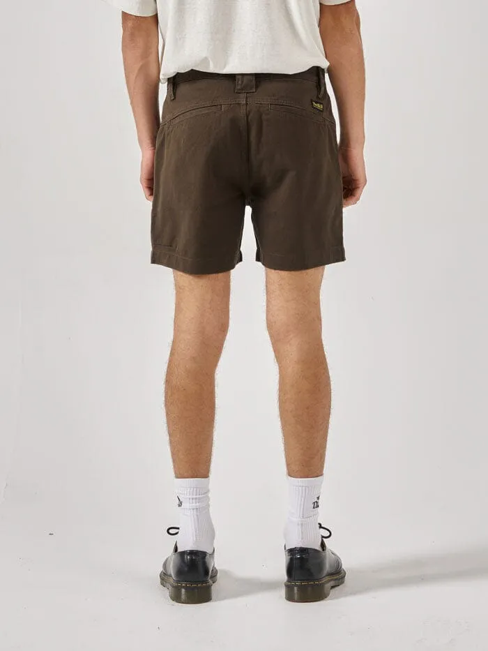 Thrills Union Mandude Work Chino Short - Tarmac sold by Thrills product image thumbnail 3