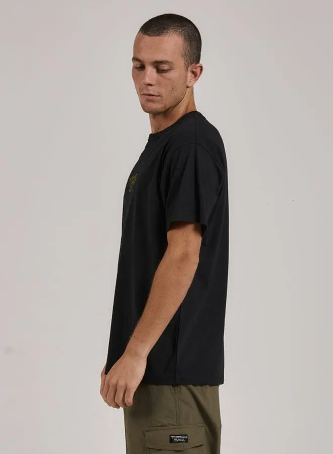 Reaction Box Fit Tee - Washed Black sold by Thrills product image thumbnail 3