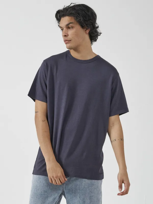 Hemp Thrills Embro Merch Fit Tee - Marine Blue sold by Thrills
